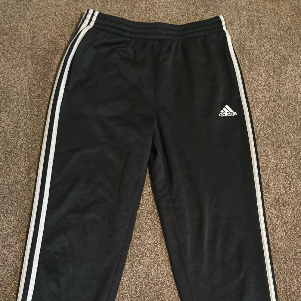 Adidas Youth XL Tapered Workout Pants - Black